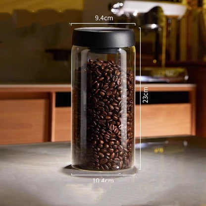 Glass jars of various sizes can be used to store tea, coffee, beans, sugar, etc., to give your food a home